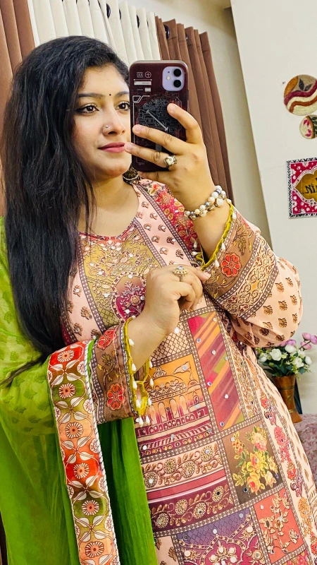 Jorjet Digital Print Three Piece - Trendy Fashion