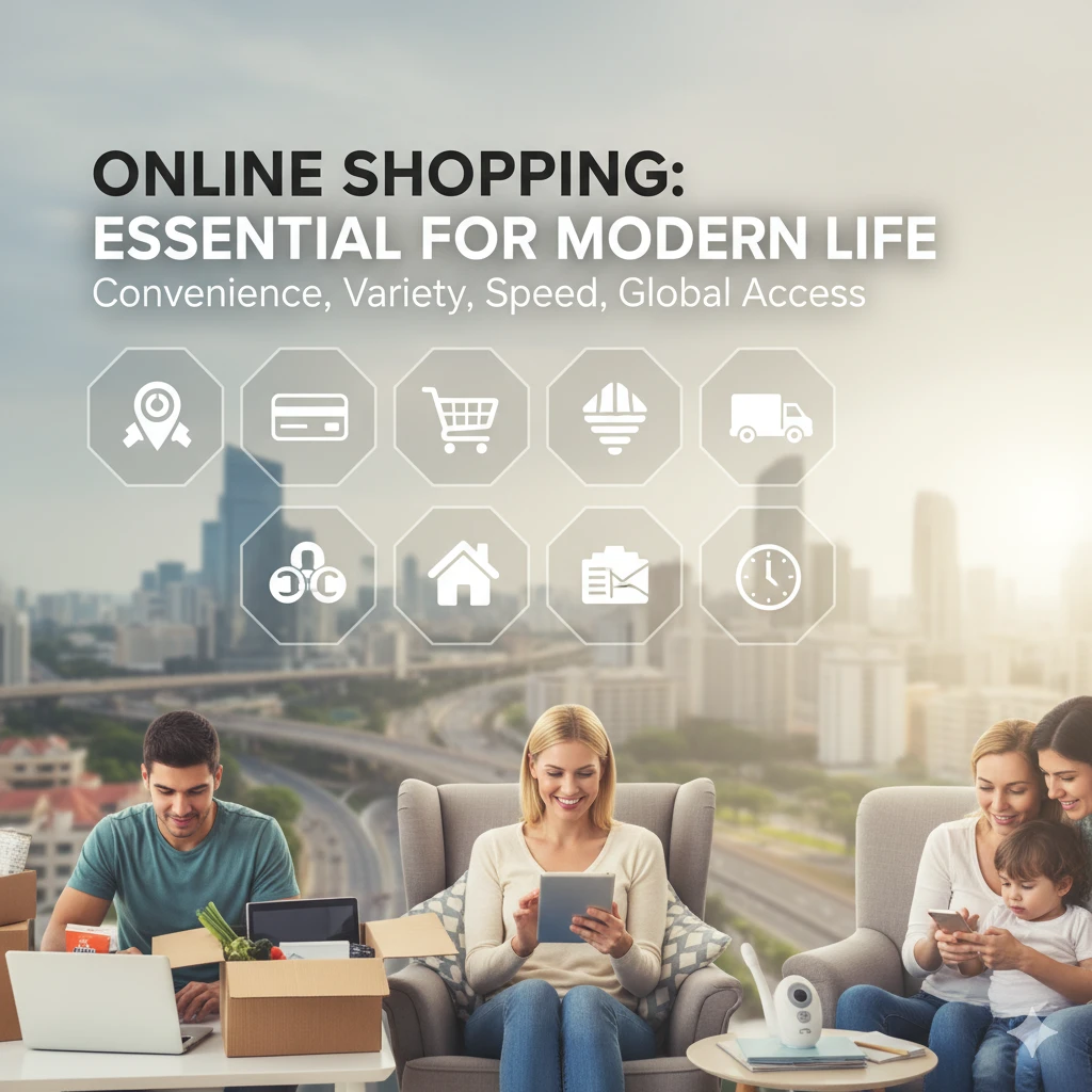 অনলাইন কেনাকাটার সুবিধা: কেন এটি আধুনিক জীবনের এক অবিচ্ছেদ্য অংশ