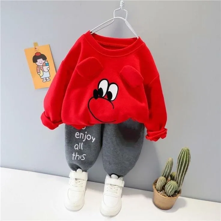 Baby Sweatshirt and Pant Set boys and girls by Nazmas| Best Price (শুধুমাত্র একটি সেট বা একজন শিশুর ড্রেস)