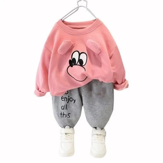 Nazmas: Baby Sweatshirt and Pant Set boys and girls | Best Price (শুধুমাত্র একটি সেট বা একজন শিশুর ড্রেস)