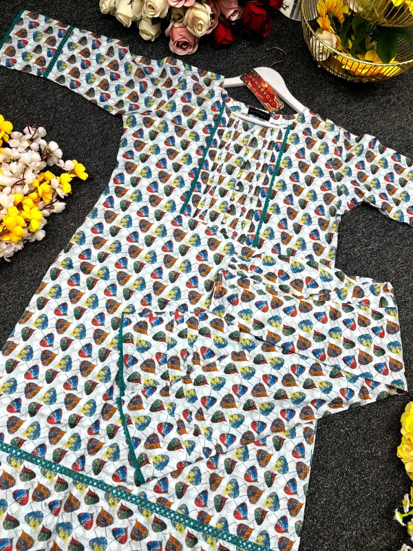 Digital Print Two Piece - Creative Casual Wear