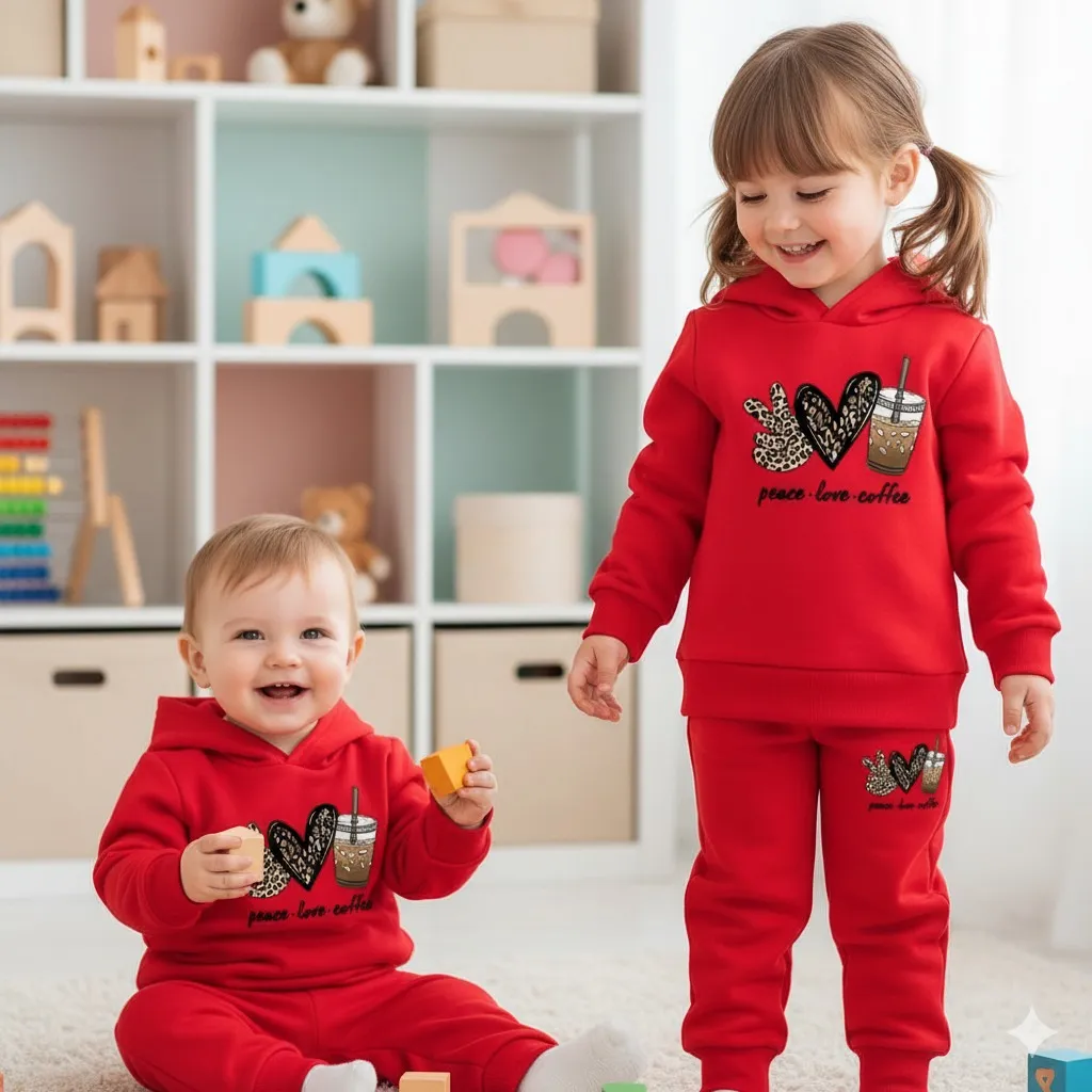 Elegant Stylish Hoodie Set boys and girls | Best Price Nazmas BD (শুধুমাত্র একটি সেট বা একজন শিশুর ড্রেস)