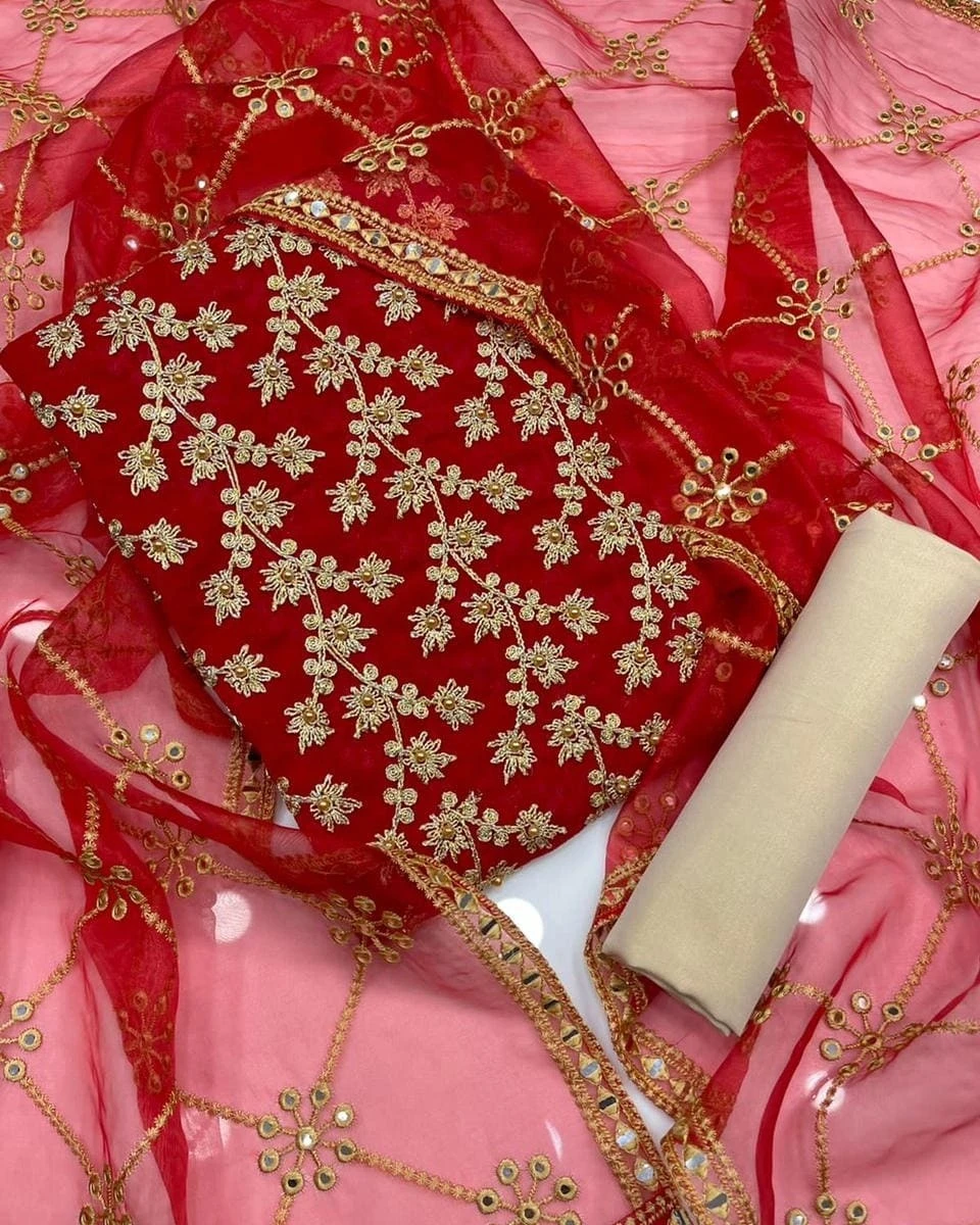 Premium Quality Three Piece Dress in 4 Colors