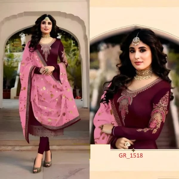 Elegant Soft Georgette Four Piece Attire