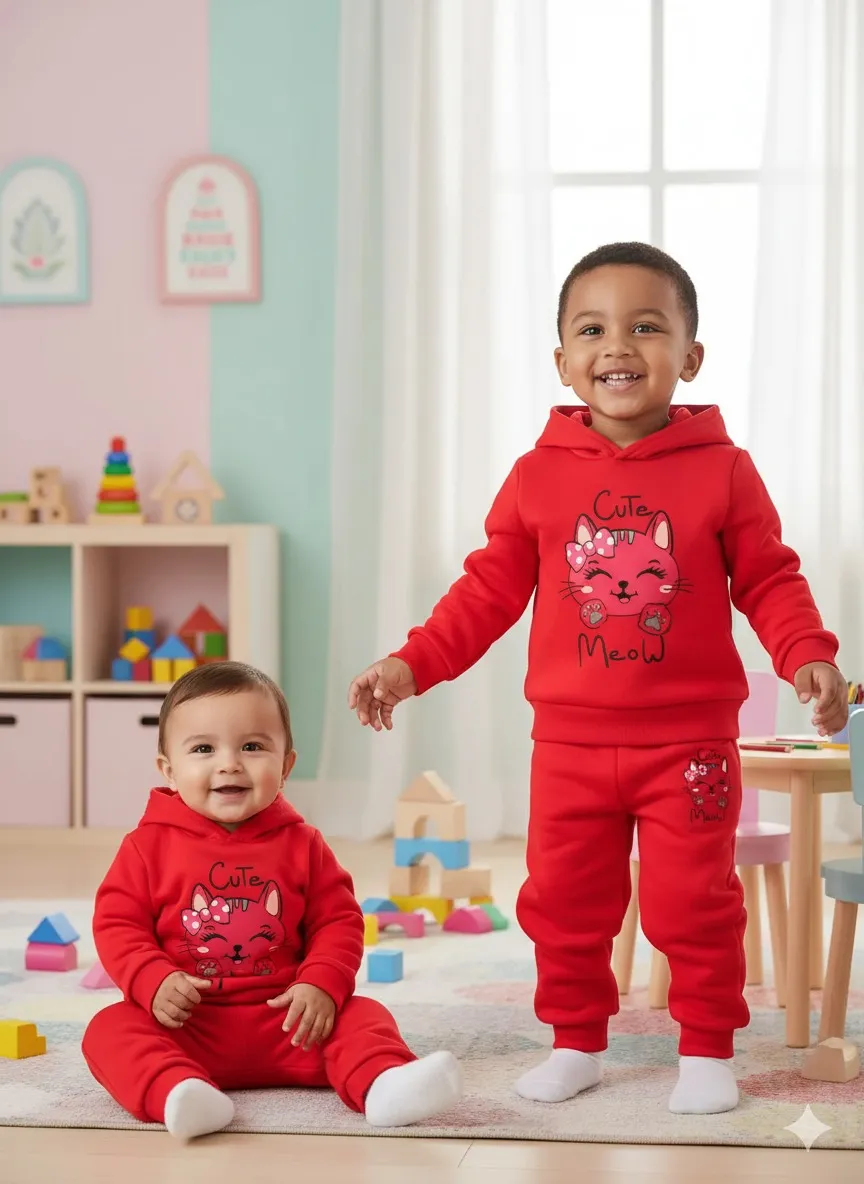 Elegant Hoodie Set boys and girls Bangladesh | Lowest Price Nazmas (শুধুমাত্র একটি সেট বা একজন শিশুর ড্রেস)