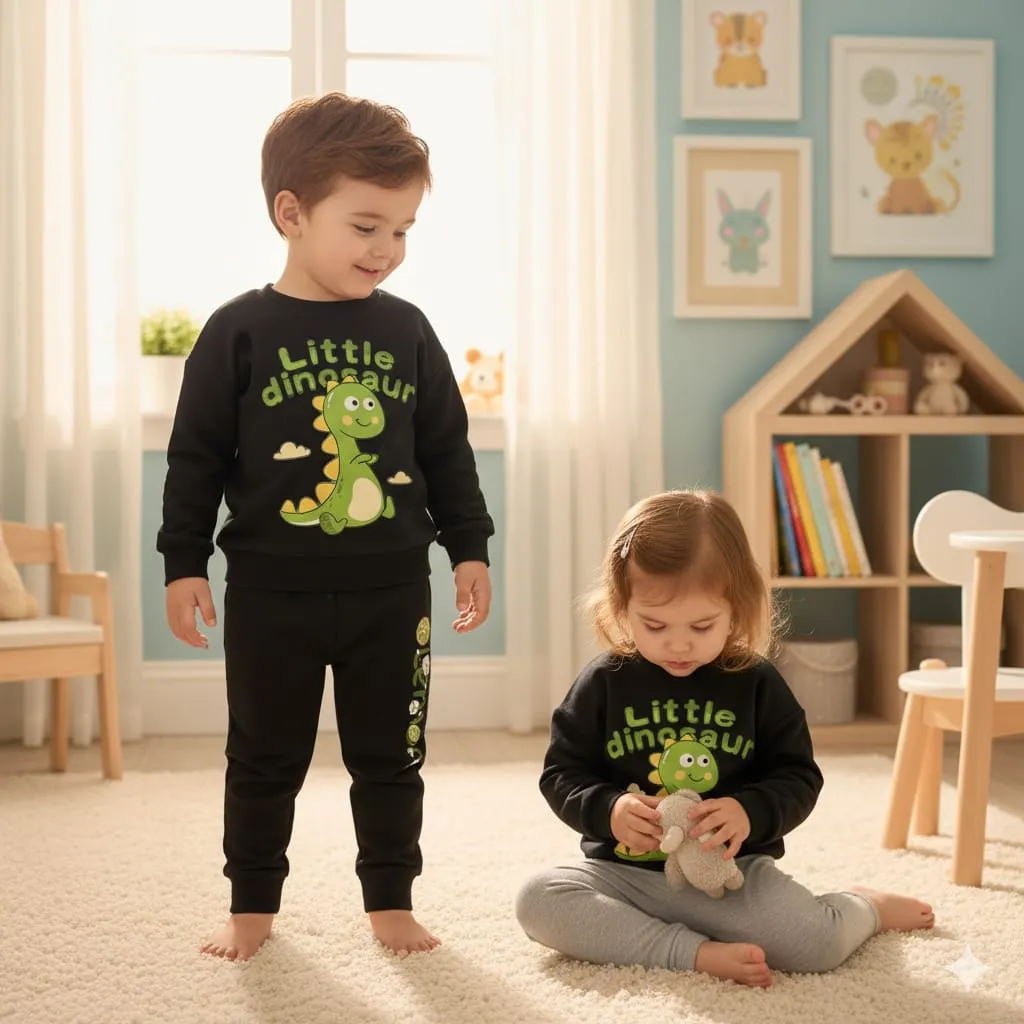Nazmas Kids Sweatshirt Trouser Set boys girls BD (শুধুমাত্র একটি সেট বা একজন শিশুর ড্রেস)