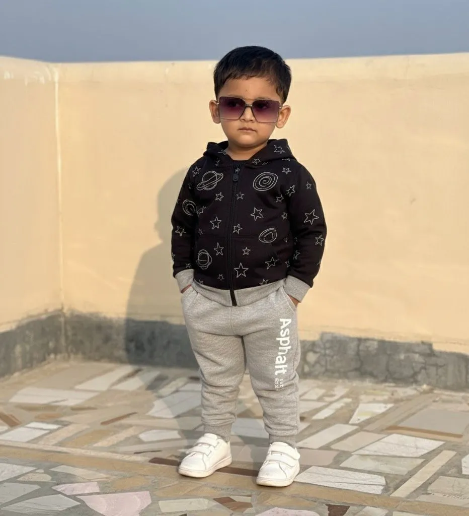 Nazmas Chain Hoody Set boys and girls Lowest Price BD (শুধুমাত্র একটি সেট বা একজন শিশুর ড্রেস)