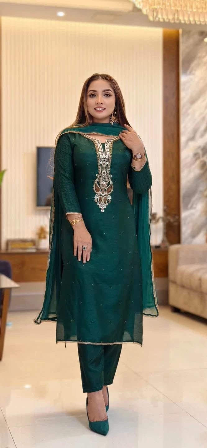 Embroidery Three Piece for Every Occasion