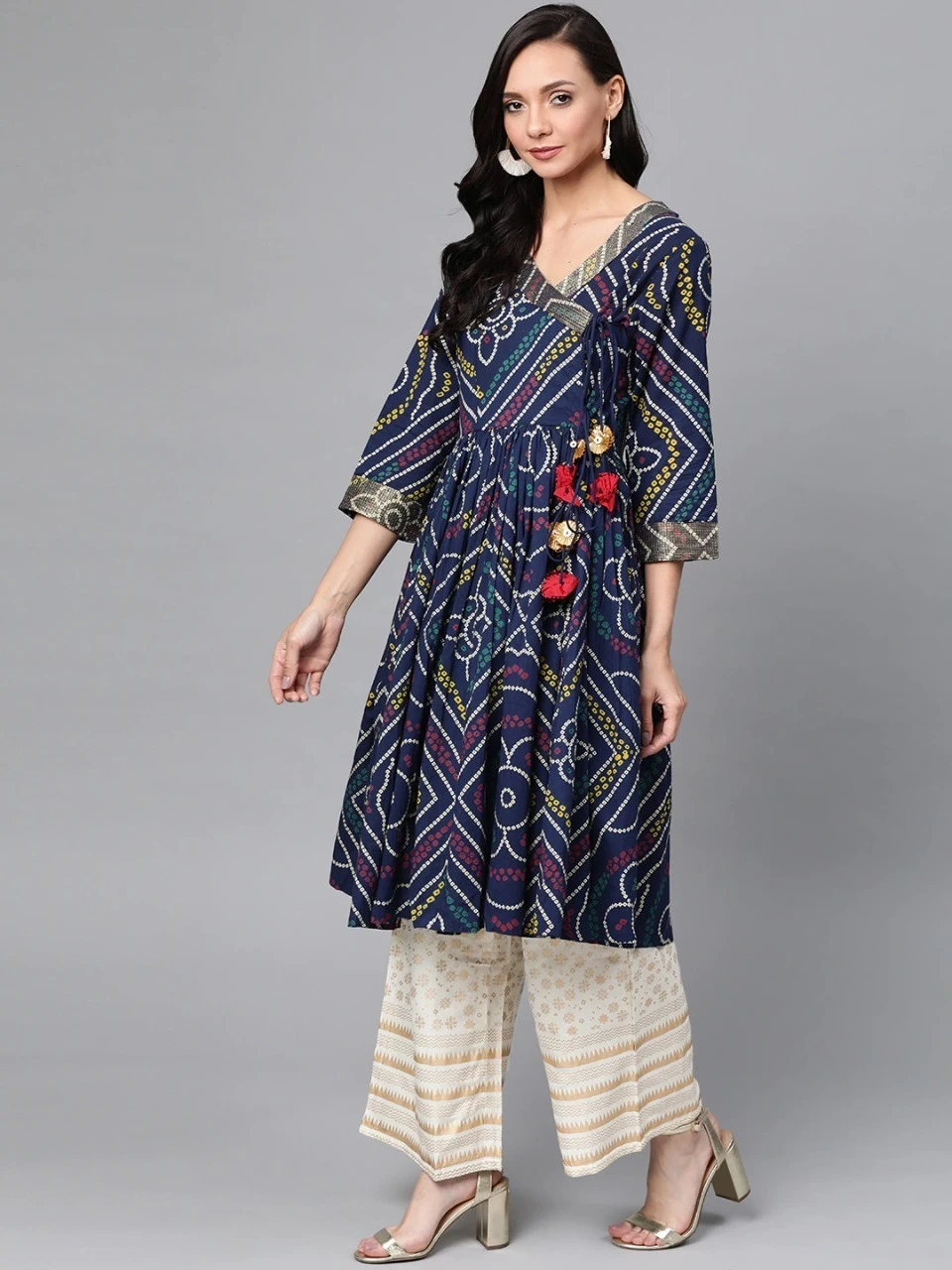 Versatile Two Piece Kurti for Everyday Wear
