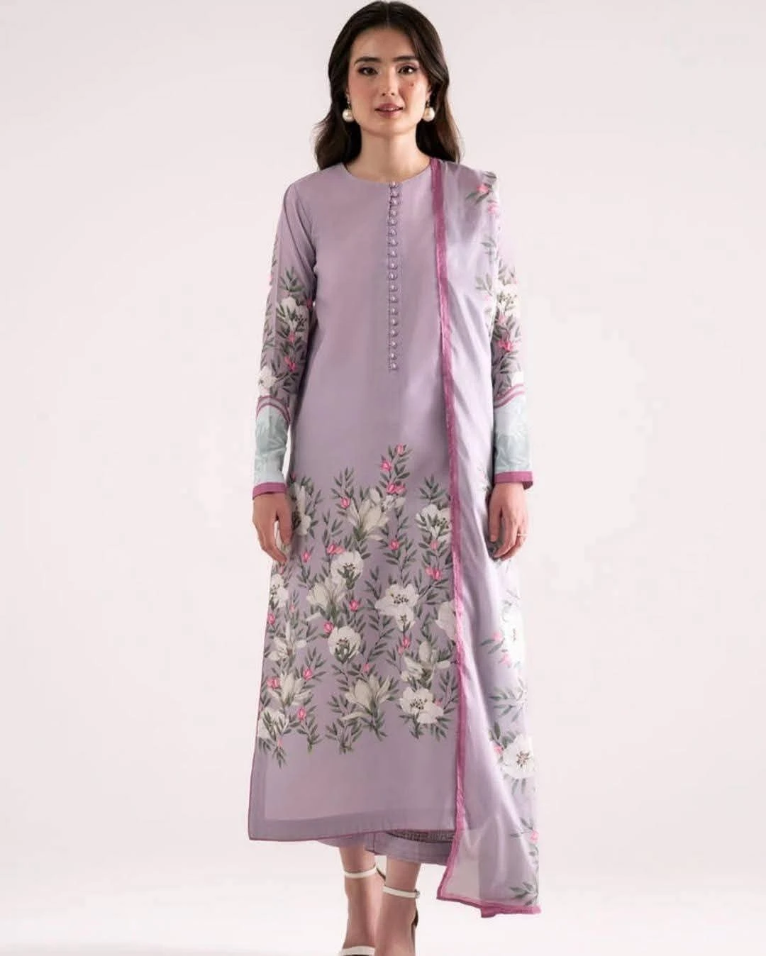 Stunning Digital Print Three Piece Buy