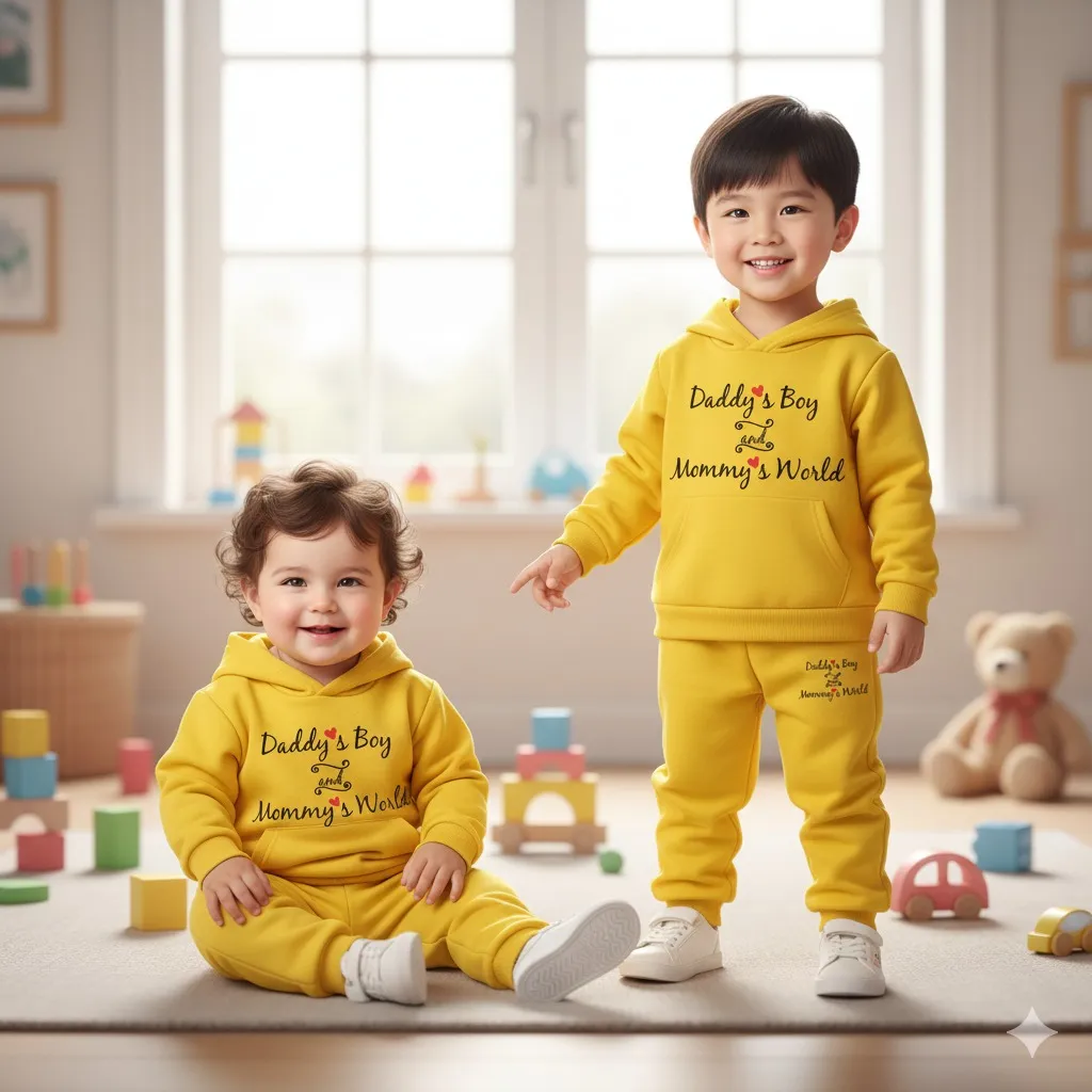 Shop Elegant Baby Hoodie Set boys and girls | Nazmas BD Online (শুধুমাত্র একটি সেট বা একজন শিশুর ড্রেস)