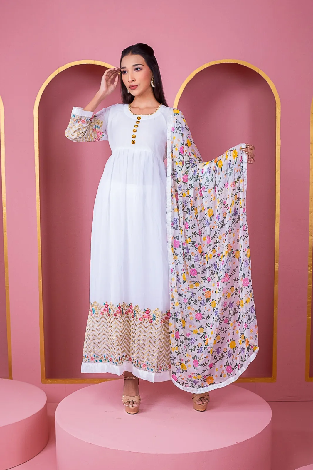 Readymade Lehenga Georgette Dress at Nazmas - Shop Online Best Price