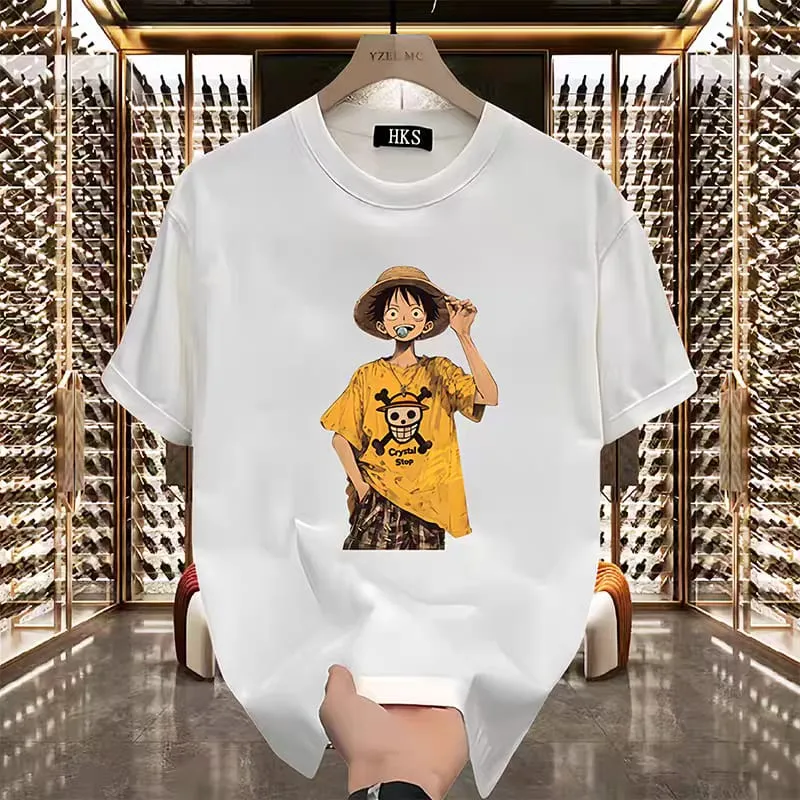Aesthetic Crew-Neck Stylish Drop Shoulder Aesthetic Finish T-Shirt