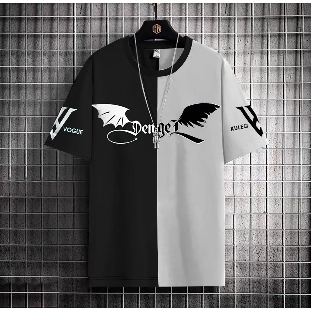 Aesthetic Drop Shoulder Feather-Soft with DTF Print T-Shirt