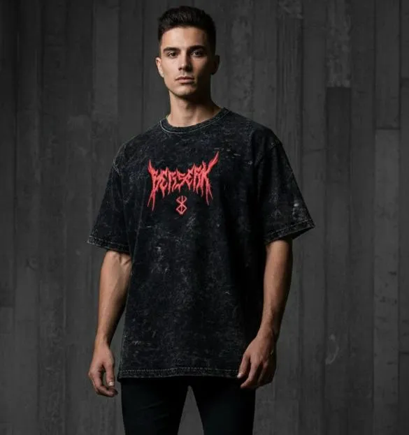 Aesthetic Premium Acid Wash Drop Shoulder Premium-Fabric Premium Finish T-Shirt