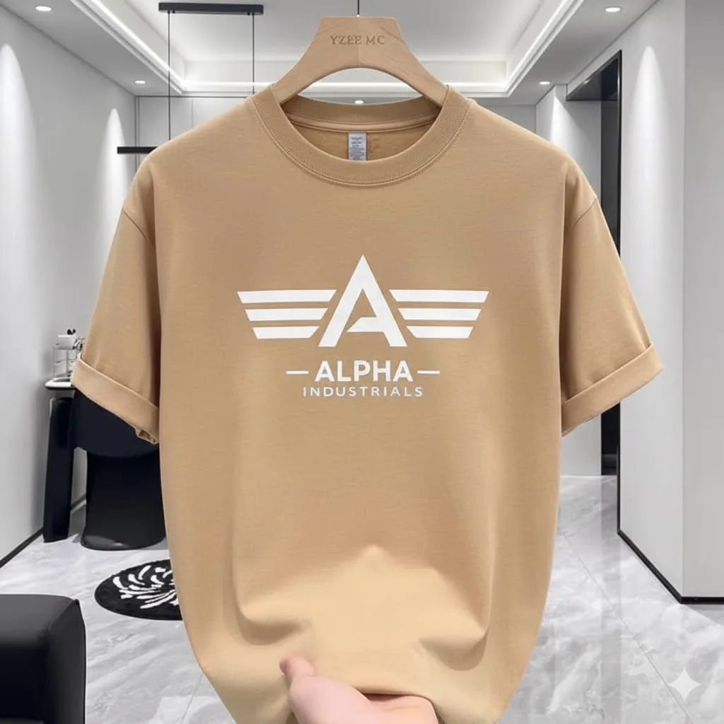 Aesthetic Premium Drop Shoulder Feather-Soft Unique Texture T-Shirt