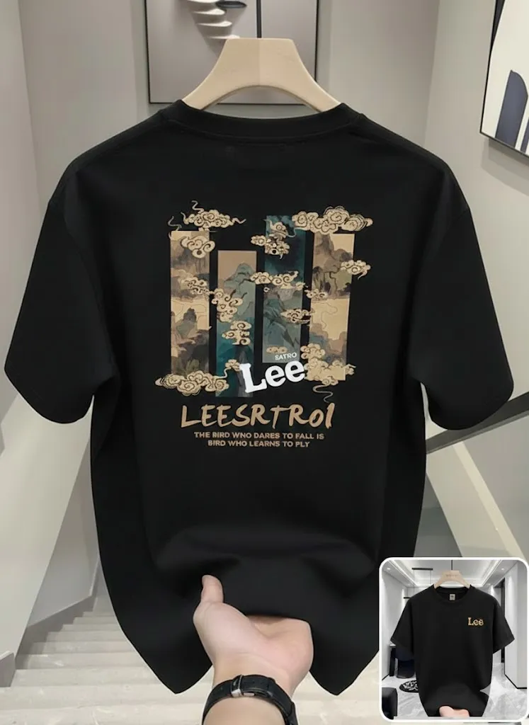 Aesthetic Premium Drop Shoulder High-Density Unique Texture T-Shirt