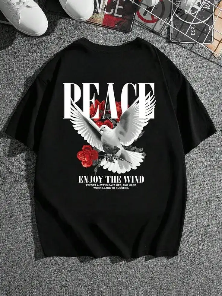 Aesthetic Stylish Drop Shoulder Breathable Premium Finish T-Shirt