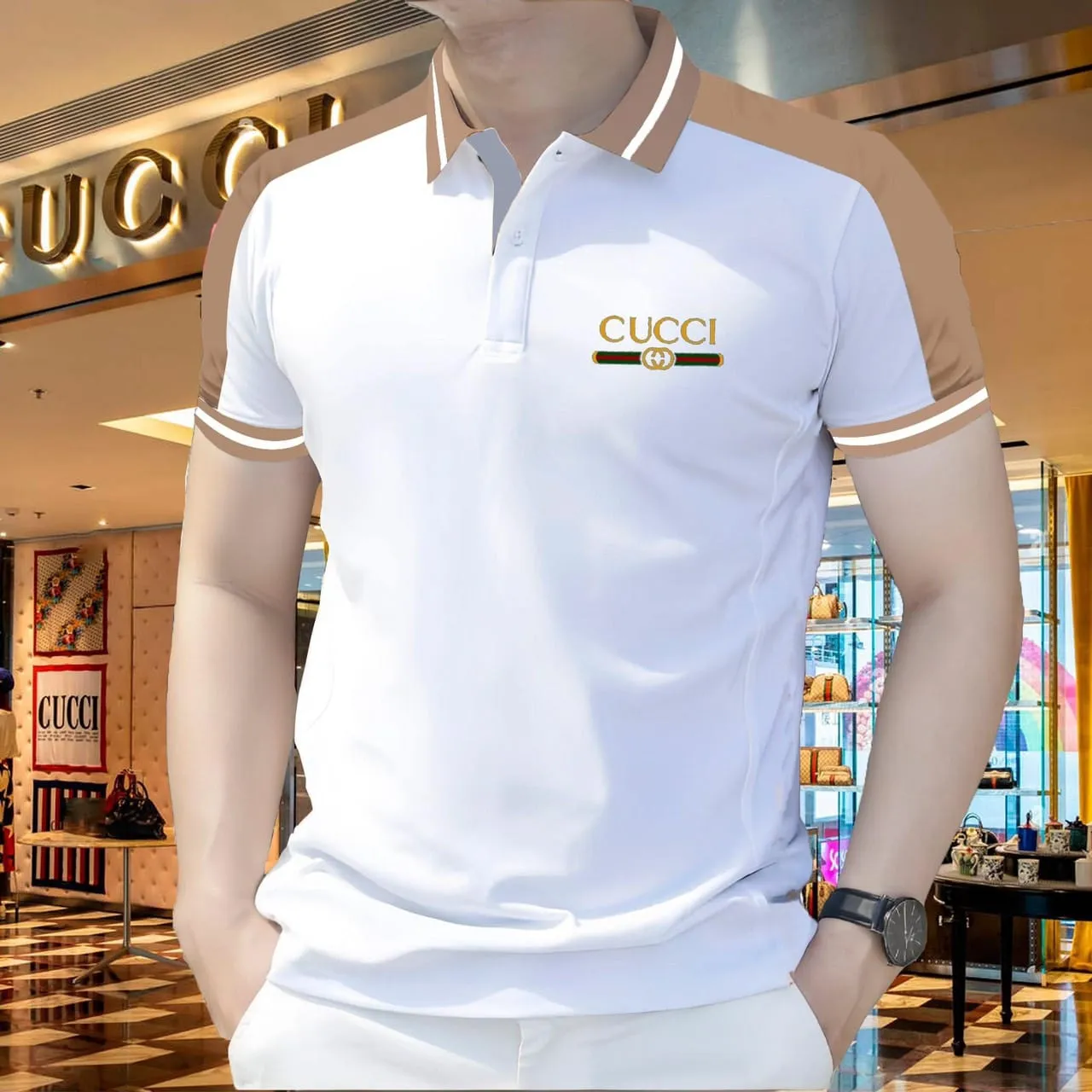 Attractive Stylish Polo Shirt Modern Appeal