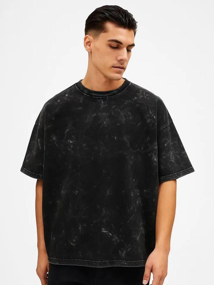 Authentic Premium Acid Wash Drop Shoulder Premium-Fabric Premium Finish T-Shirt