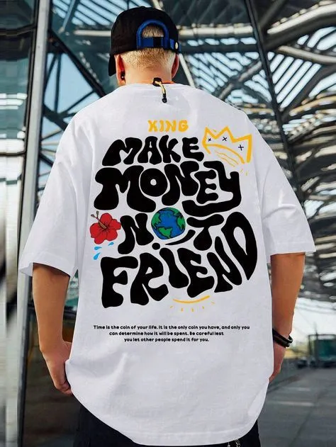 Authentic Stylish Drop Shoulder Sustainable Premium Finish T-Shirt