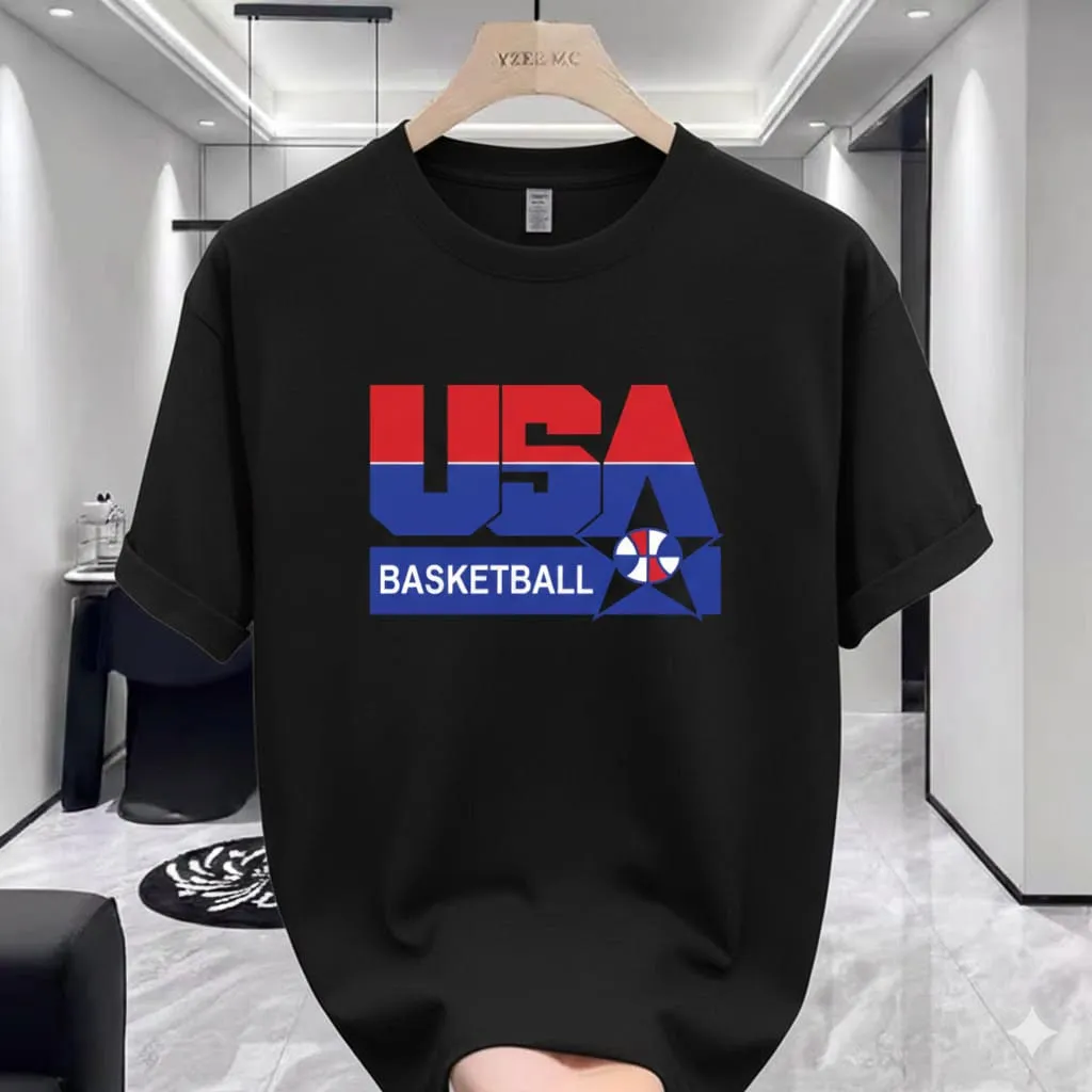 Authentic Tailored Premium Drop Shoulder Graphic Design T-Shirt