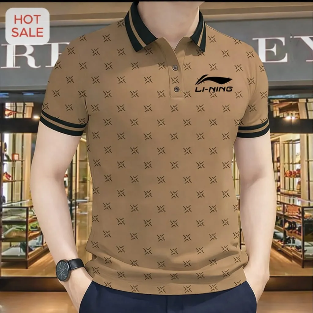 Bio-Wash Stylish Polo shirt for men High-Def Print Polo-Shirt