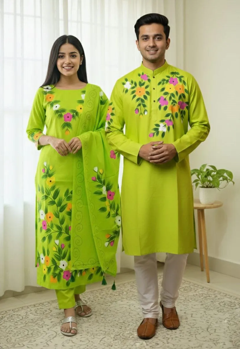 Block Print Three Piece