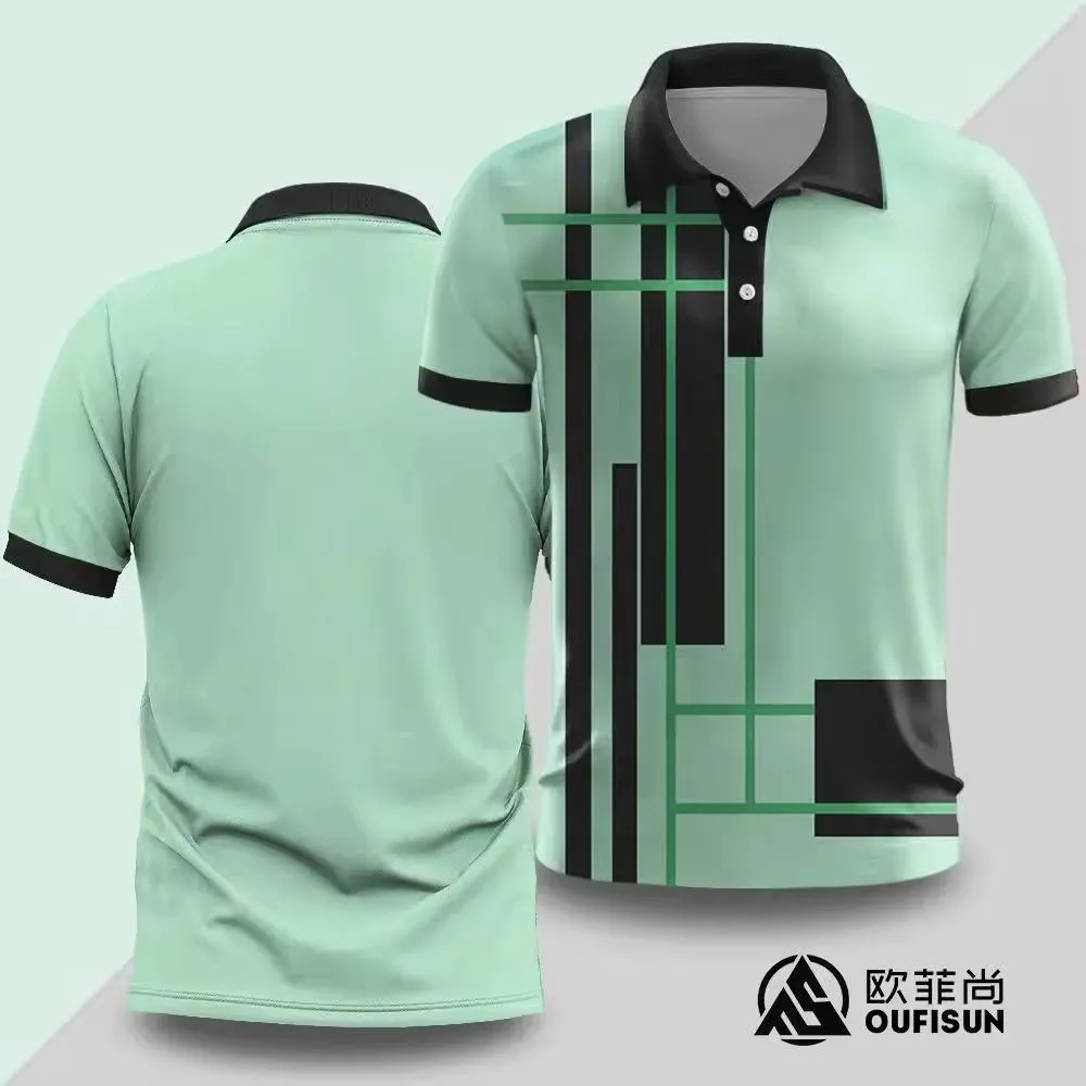 Breathable Attractive Stylish Polo Shirt Summer Wear