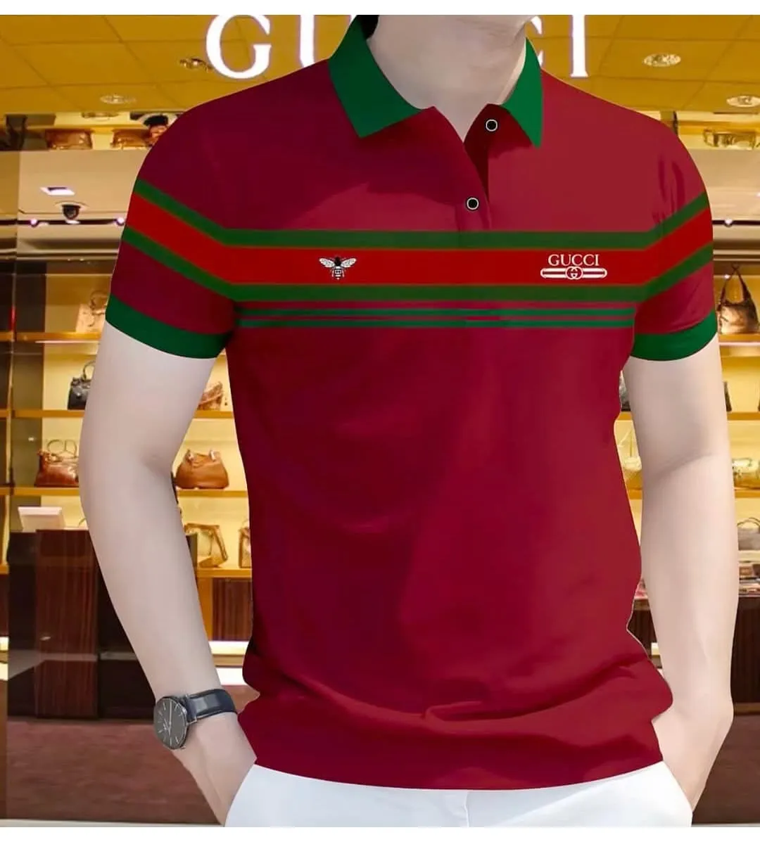 Breathable Attractive Stylish Polo Shirt Warm Days