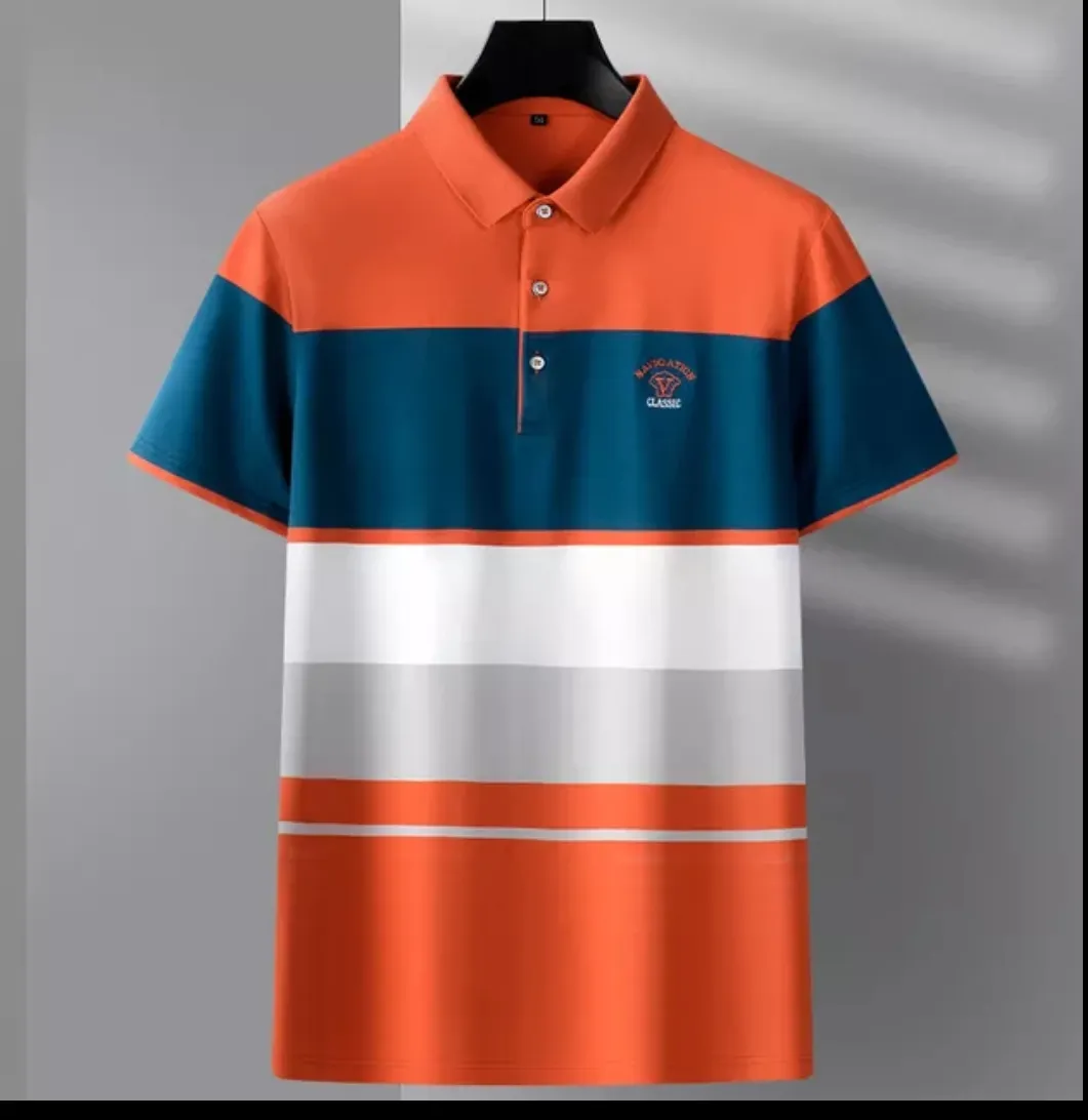 Breathable New Style Polo Shirt Summer Outings