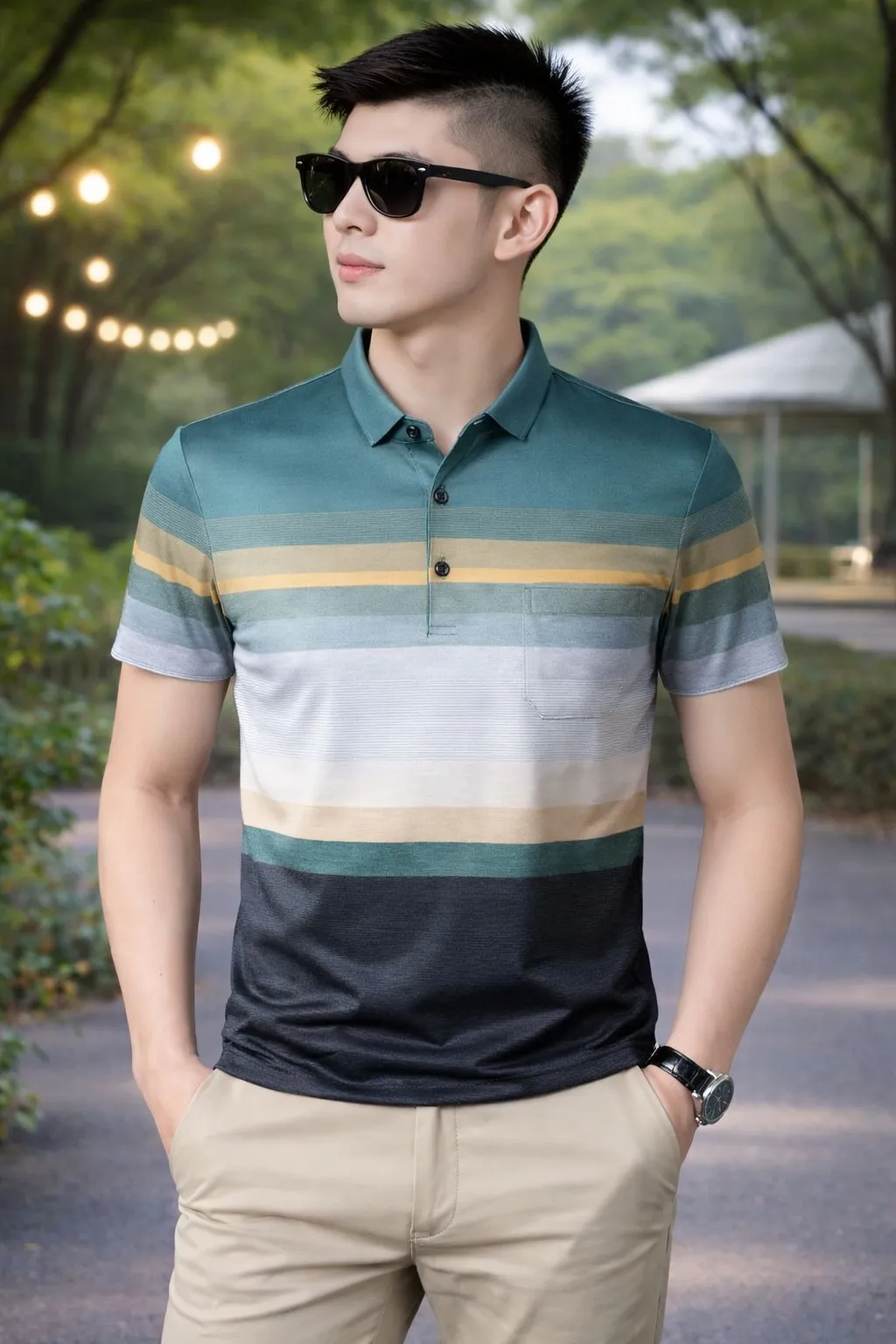 Breathable Premium Cotton Polo Shirt Summer Fashion Comfort