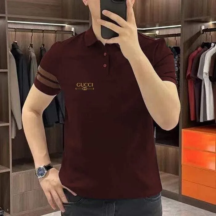 Breathable Premium Cotton Polo Shirt Summer Fashion