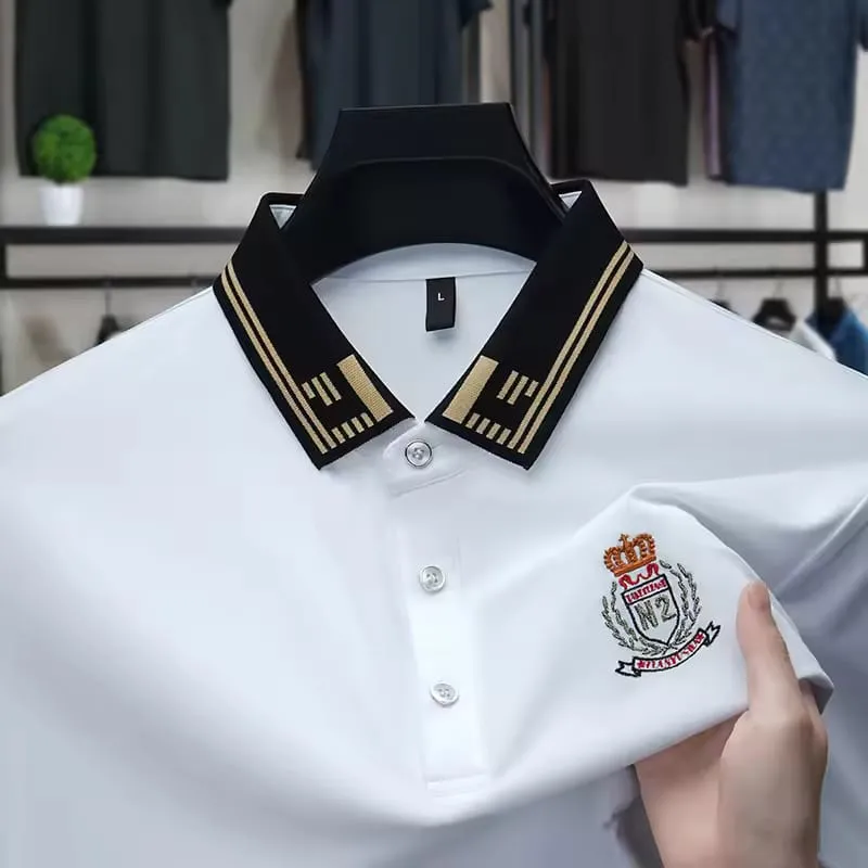 Breathable Premium Cotton Polo Shirt Warm Days Comfort