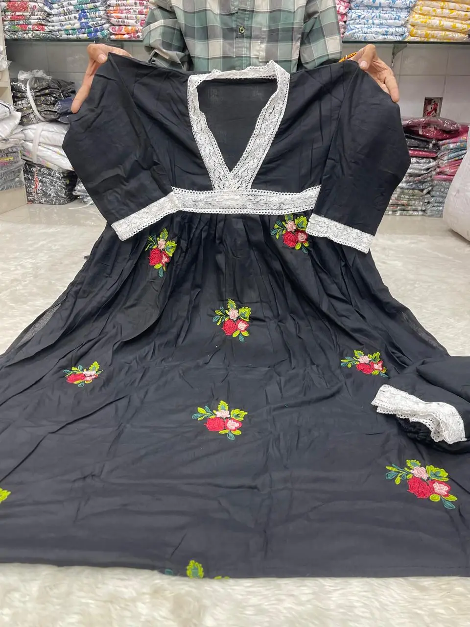 Buy Best Price Gown Embroidery 2 Piece BD