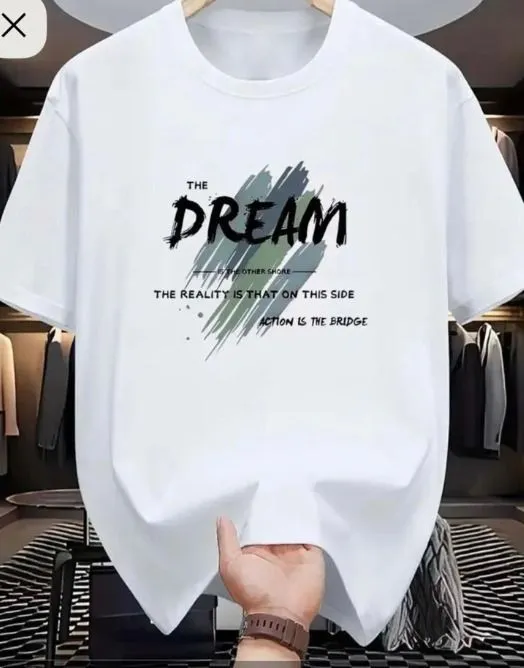 Chic Stylish Drop Shoulder Pre-Shrunk Aesthetic Finish T-Shirt