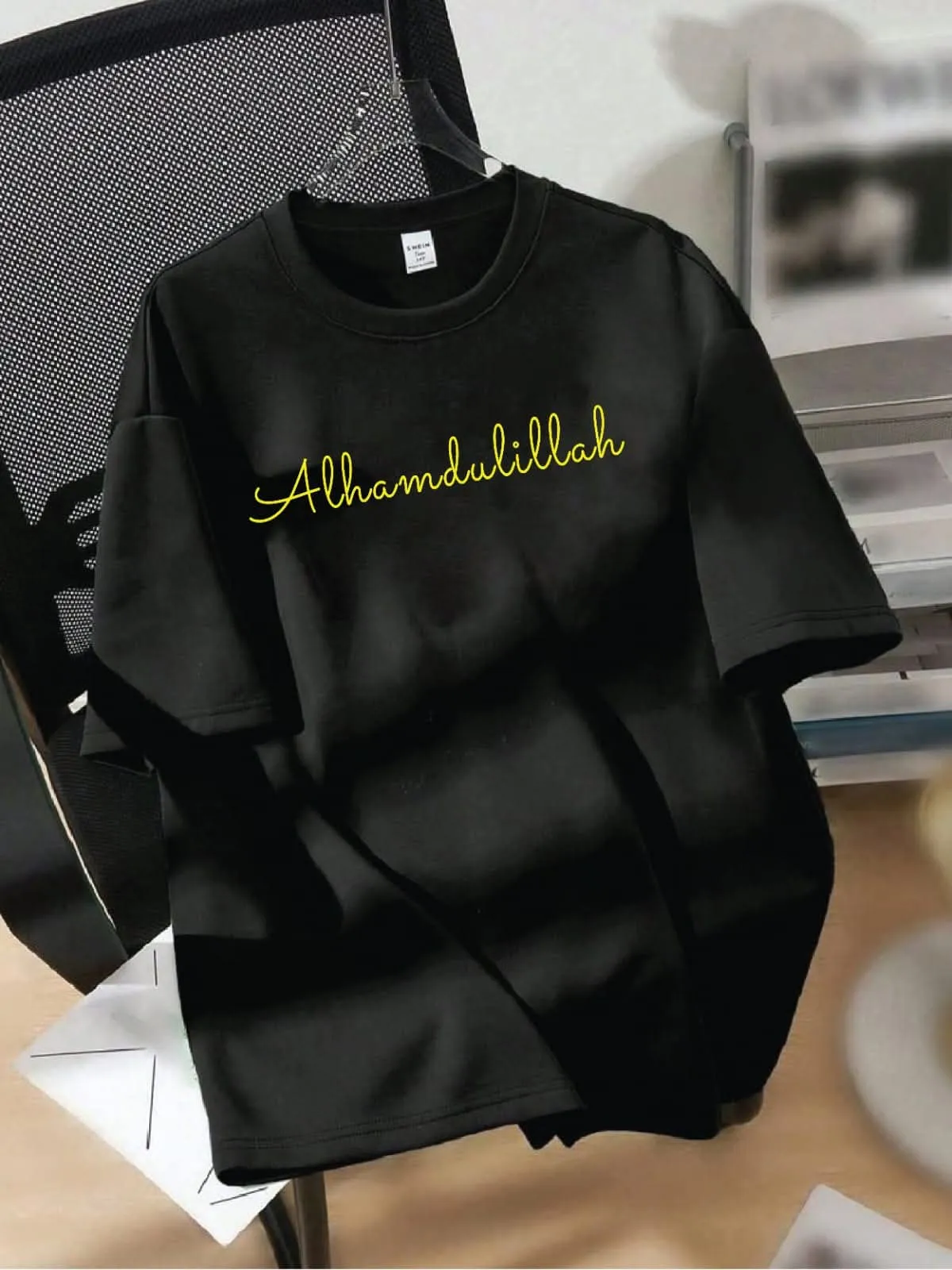 Classic Stylish Drop Shoulder Breathable Exquisite Print T-Shirt