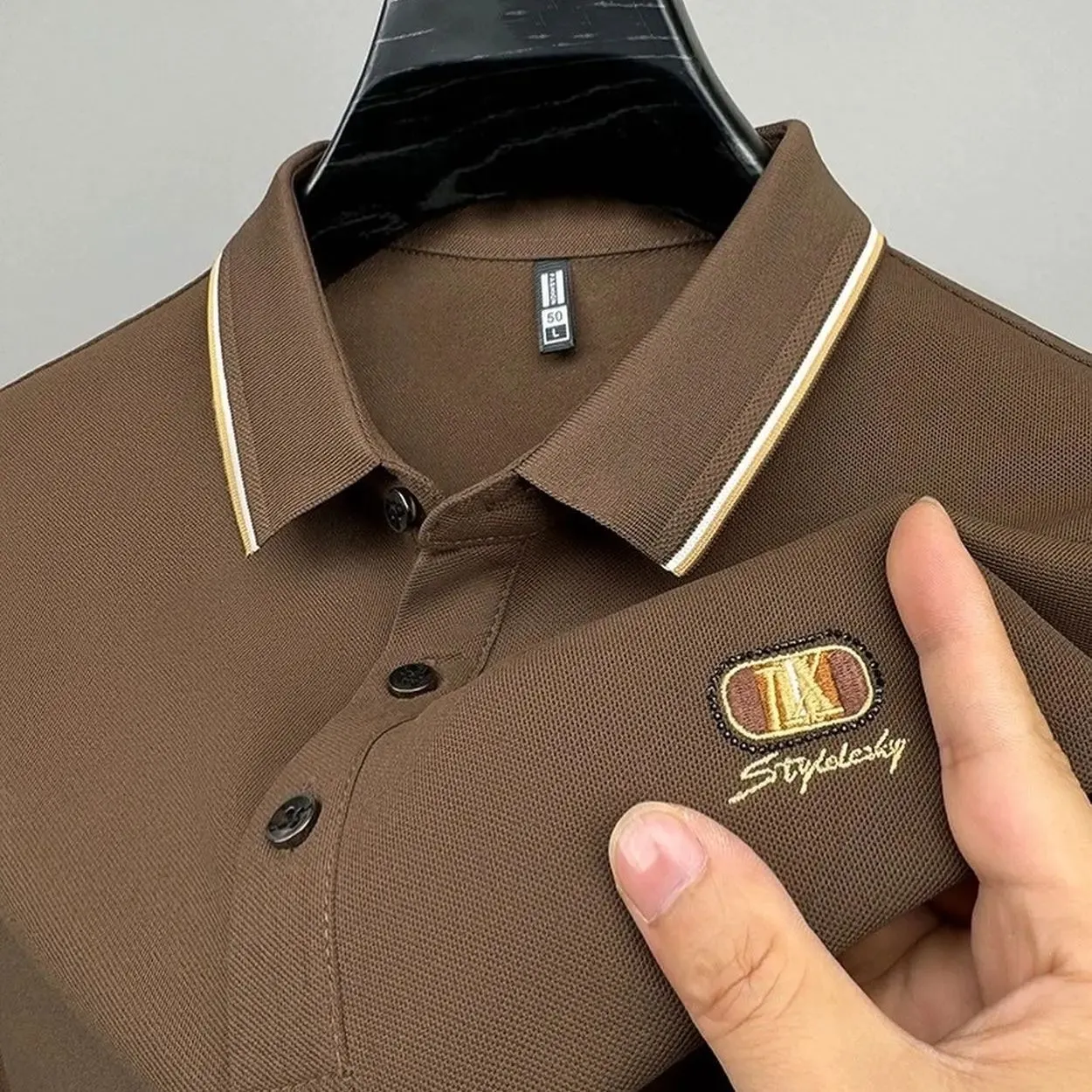 Comfortable Premium Cotton Polo Shirt Relaxed Casual Style