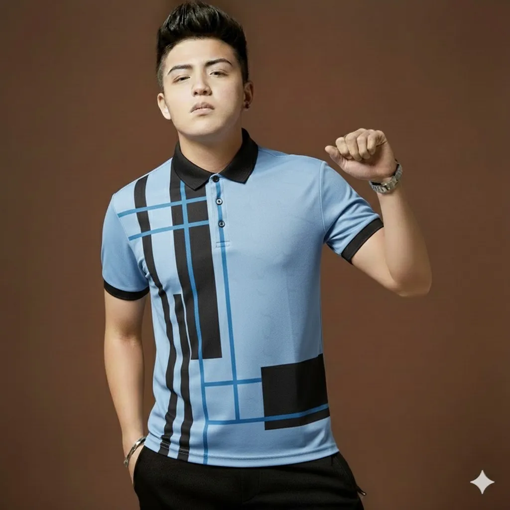 Comfortable Premium Cotton Polo Shirt Relaxed Casual Style