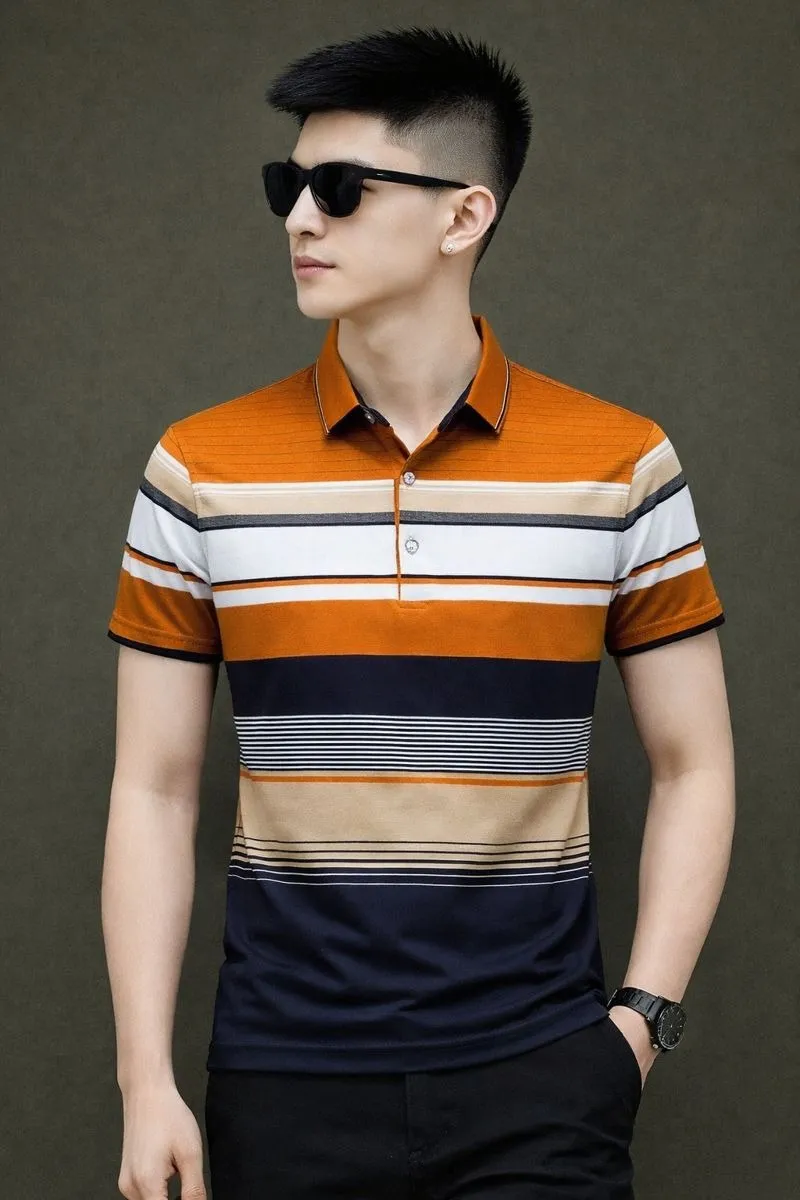Comfortable Premium Cotton Polo Shirt Relaxed Casual Style