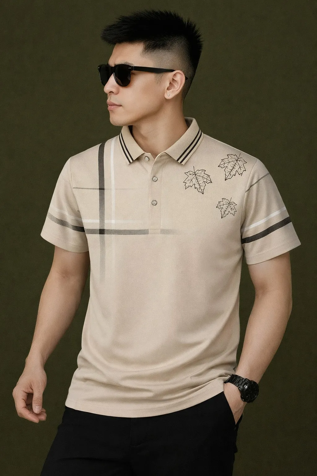 Comfortable Premium Cotton Polo Shirt Relaxed Weekend Wear
