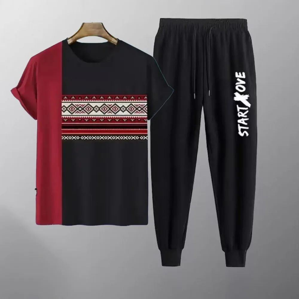 Cotton T-shirt and Trouser Set at Nazmas - Best Price Shop BD