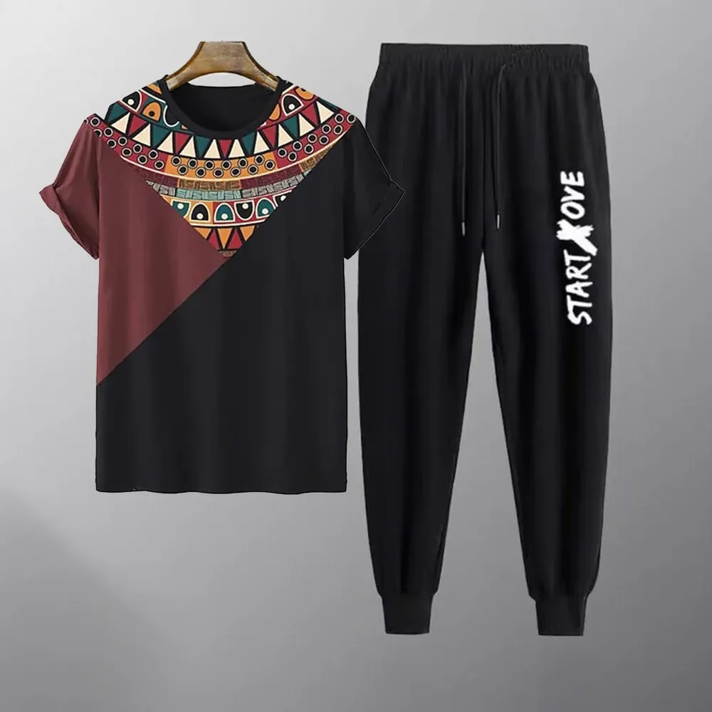 Cotton T-shirt and Trouser Set - Nazmas Shop Online Best Price BD