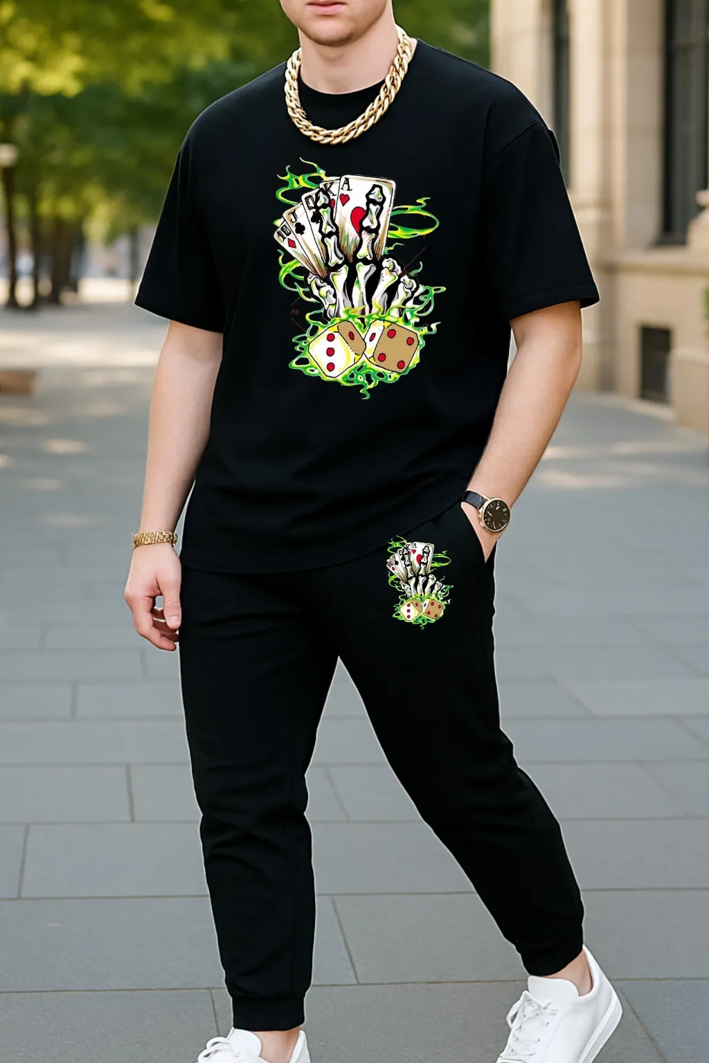 Cotton Tshirt & Trouser Combo Set - Nazmas Shop Online Lowest Price BD