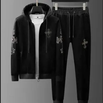 CVC Cotton Hoodie and Trouser Set