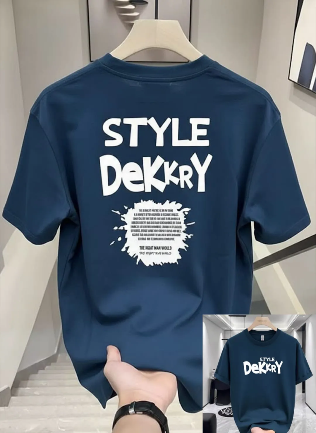 Deluxe Premium Drop Shoulder Bio-Wash Premium Finish T-Shirt