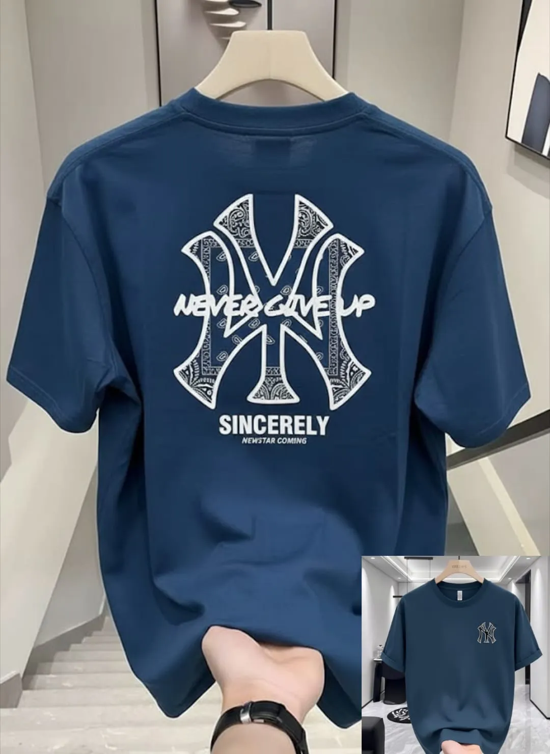 Deluxe Premium Drop Shoulder Combed Premium Finish T-Shirt