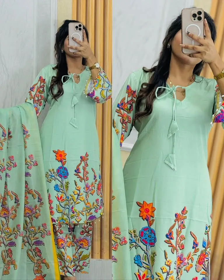 Digital Print Three Piece | Chic