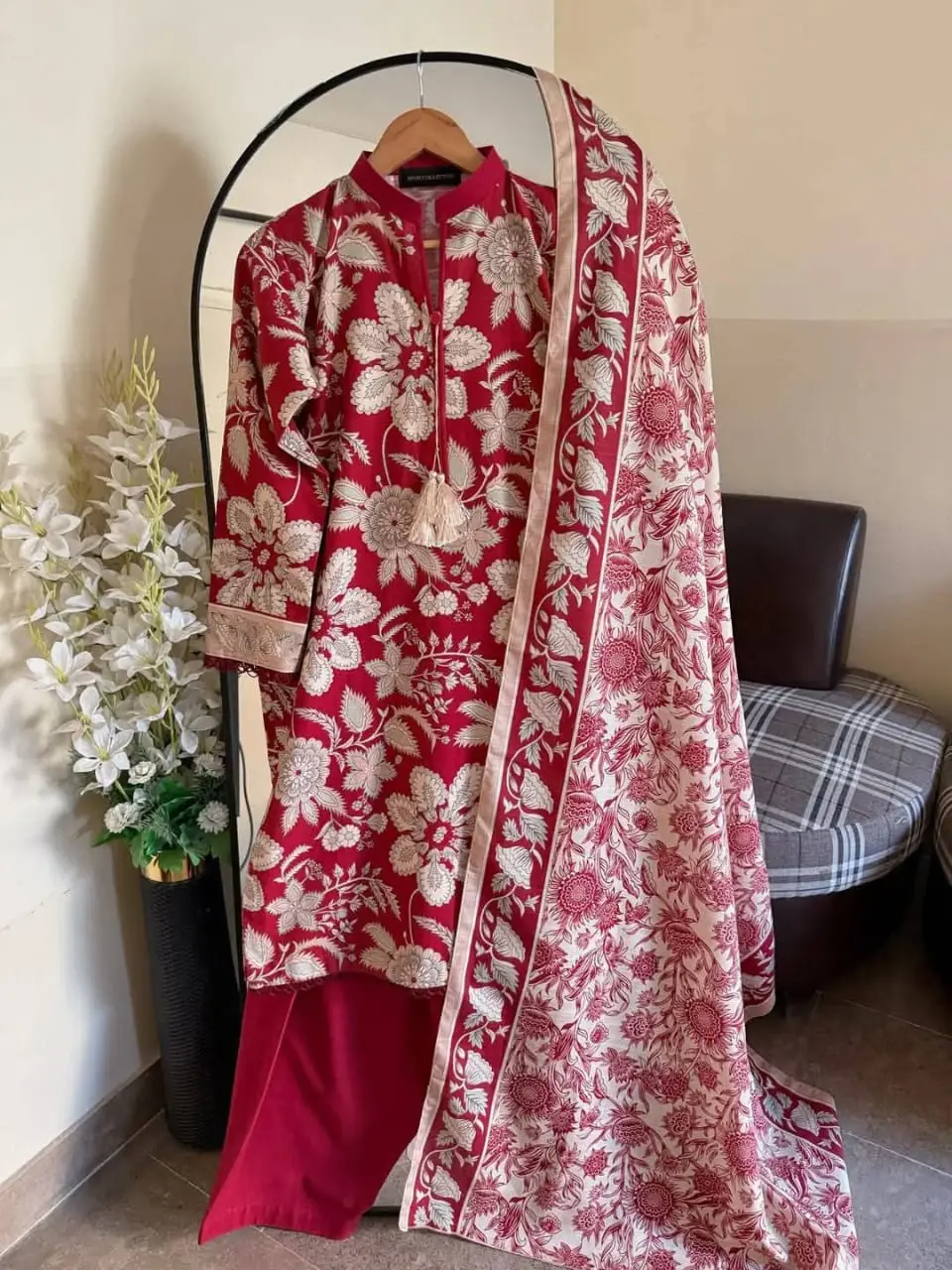 Digital Print Three Piece - Modern Fashion Choice