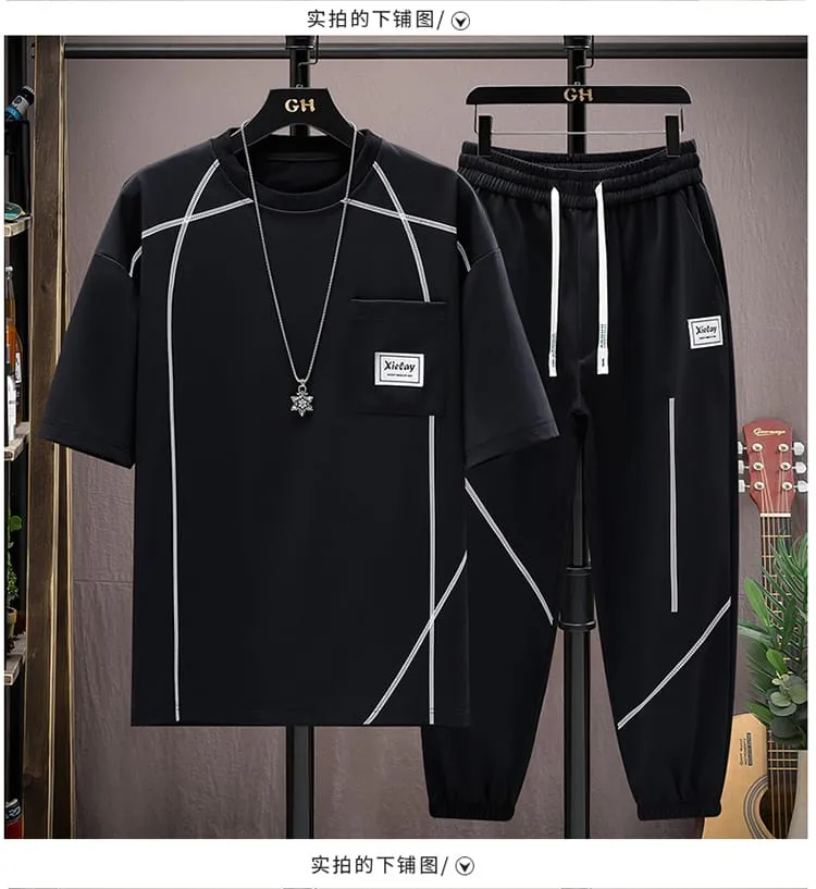 Drop Shoulder Mash T-Shirt and Trouser | Nazmas Affordable Price BD